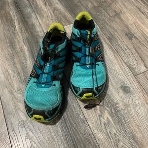 Salomon XR Mission 1 Trail Running Shoes Sensiflex Multicolor Womens Size 6.5